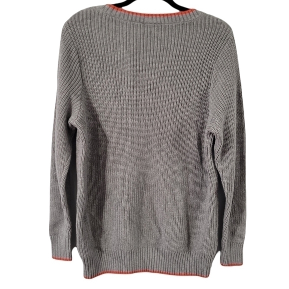 Torrid Chunky Knit Sweater Gray 2 - Picture 2 of 7